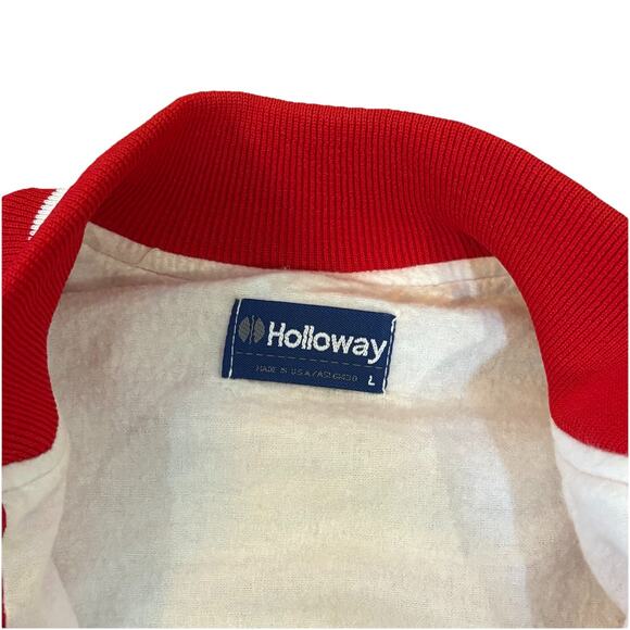 Vintage Dentyne Racing Red Satin Bomber Logo Jacket Size L Gum - VERY RARE - Picture 5 of 9